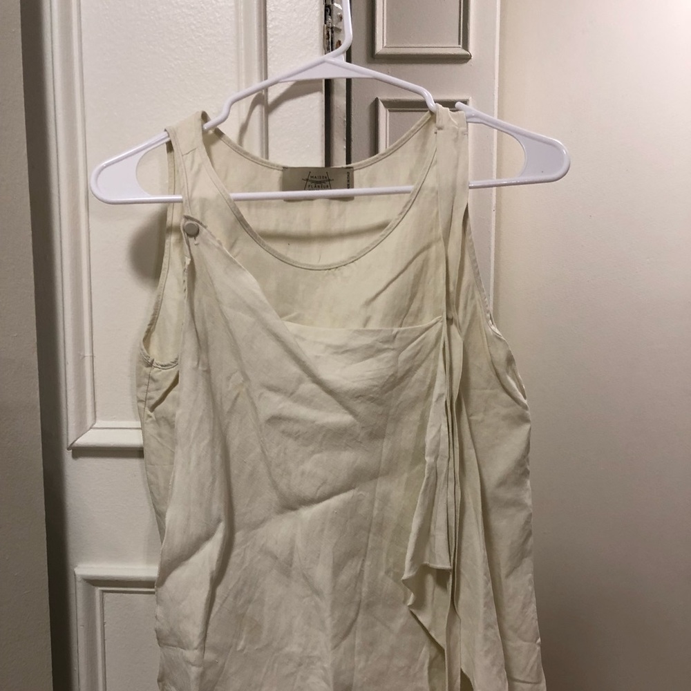 Maison Flaneur asymmetric tank top